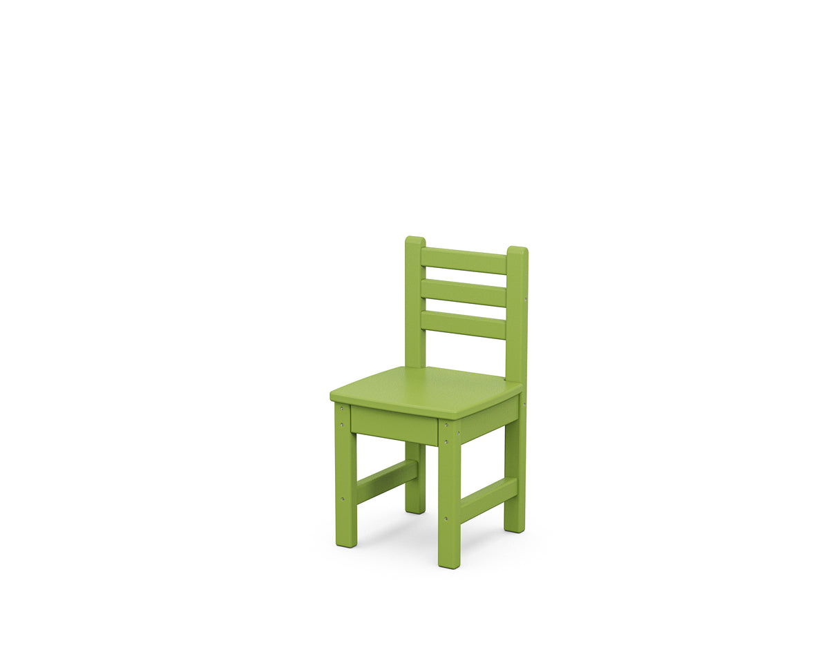 POLYWOOD Toddler Lakeside Dining Chair in Lime