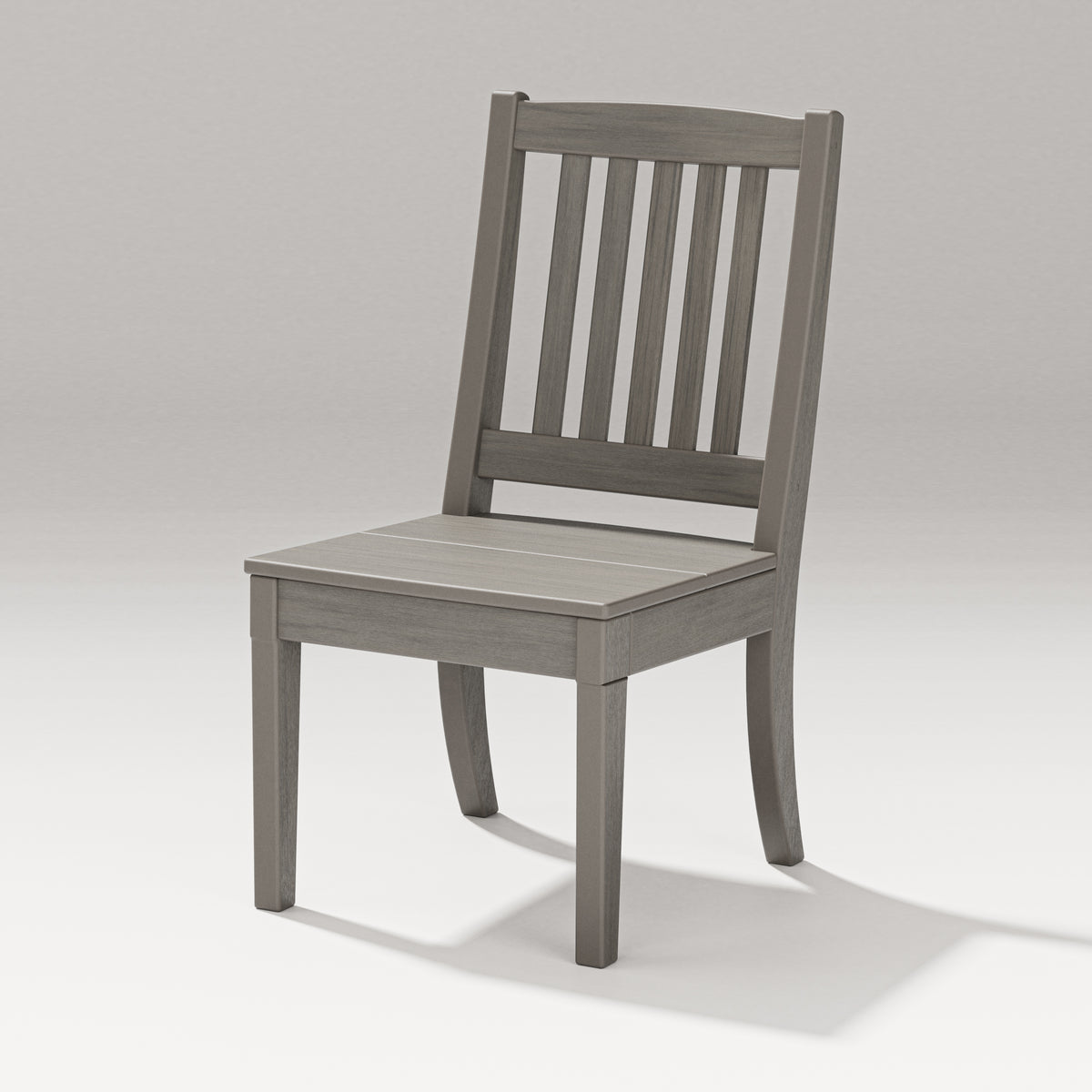 POLYWOOD Estate Dining Side Chair in Driftwood