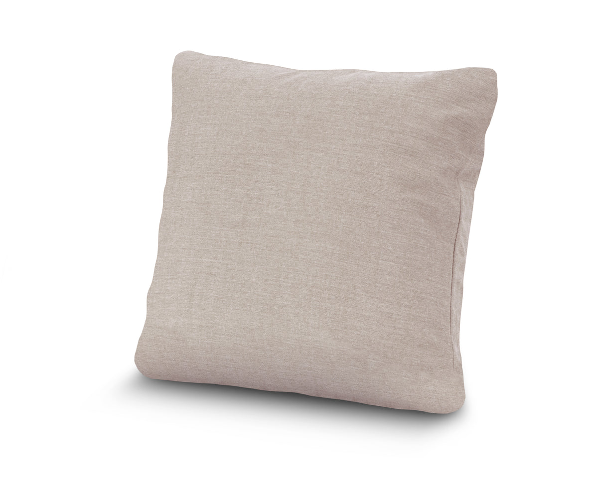 POLYWOOD 20" Outdoor Throw Pillow in Cast Ash