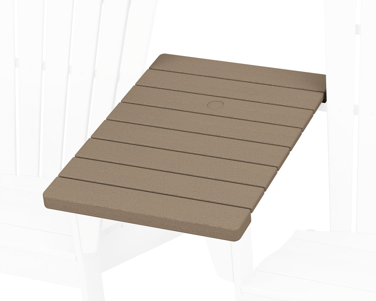 POLYWOOD Straight Adirondack Connecting Table in Vintage Sahara