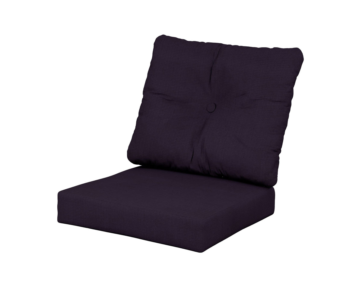POLYWOOD Prescott Seat/Back Cushions in Navy Linen