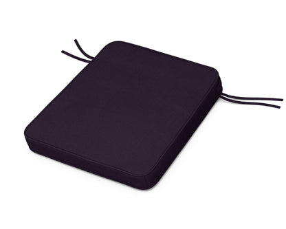 POLYWOOD Chinoiserie Rocker Seat Cushion in Navy Linen
