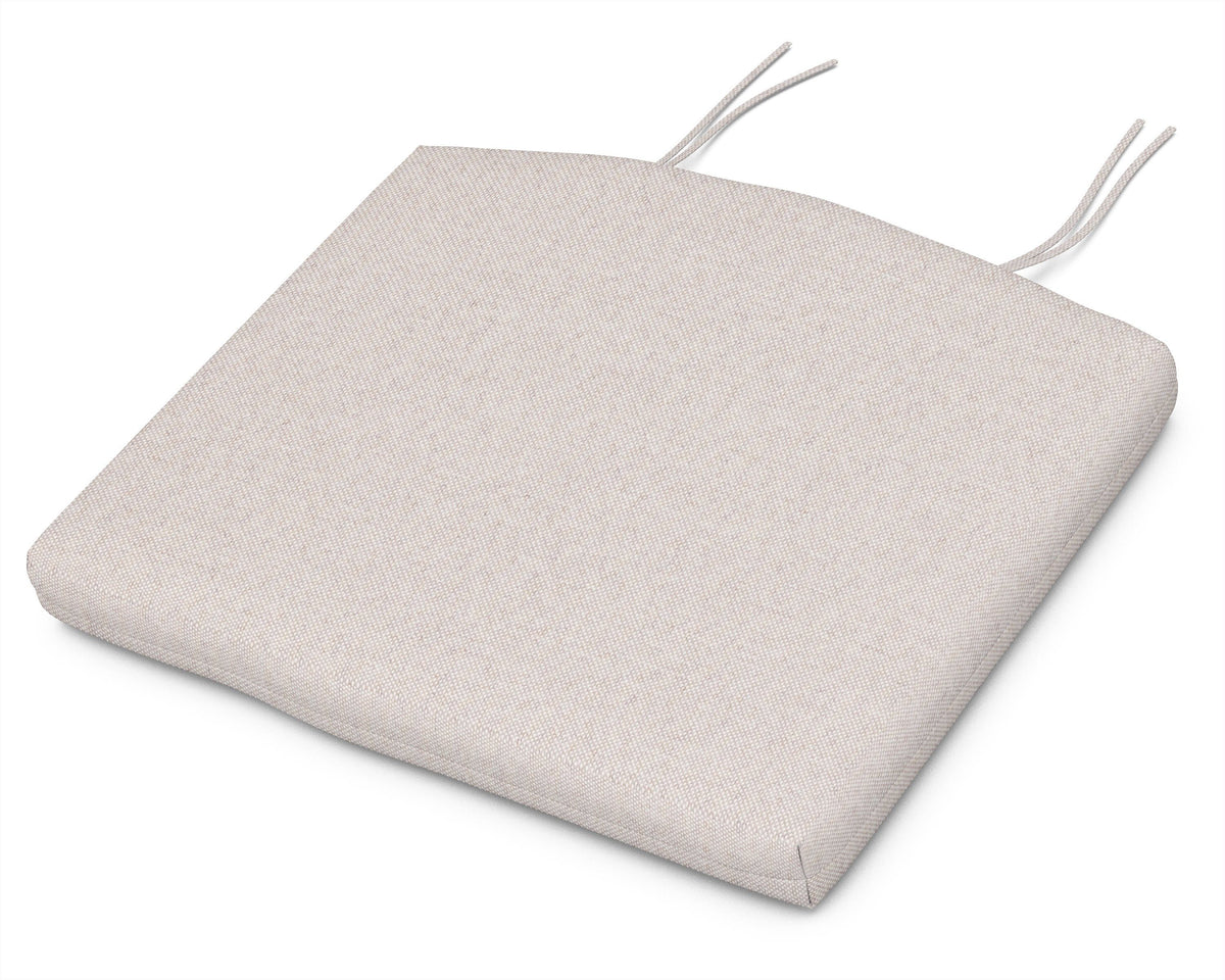 POLYWOOD Standard Seat Cushion 17"D x 20.5"W x 2.5"H in Dune Burlap