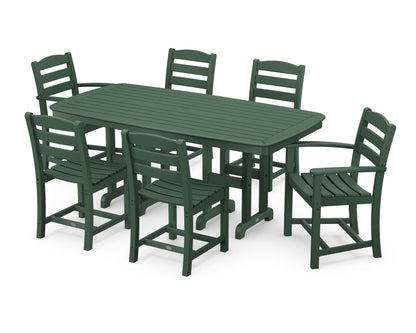 POLYWOOD La Casa Café 7-Piece Dining Set in Green