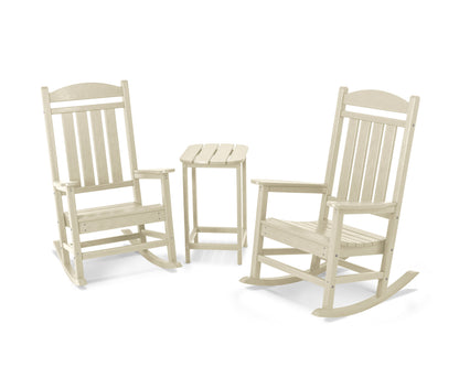 POLYWOOD Presidential Rocker 3-Piece Set in Sand