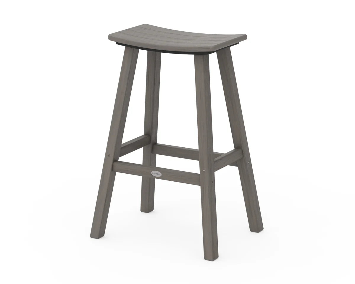 POLYWOOD Traditional 30" Saddle Bar Stool