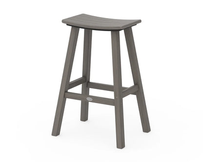 POLYWOOD Traditional 30" Saddle Bar Stool
