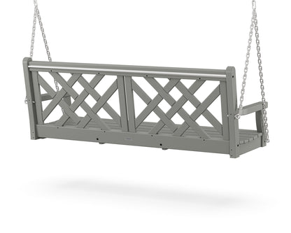 POLYWOOD Wovendale 60" Swing angle view