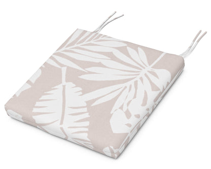 POLYWOOD EDGE Dining Cushion 19.5"D x 19.5"W x 2.5"H in Leaf Dune Burlap