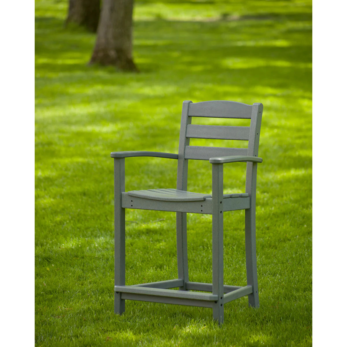 POLYWOOD La Casa Café Counter Arm Chair