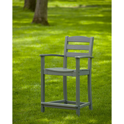 POLYWOOD La Casa Café Counter Arm Chair