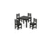 POLYWOOD Lakeside Toddler 5-Piece Dining Set in Black