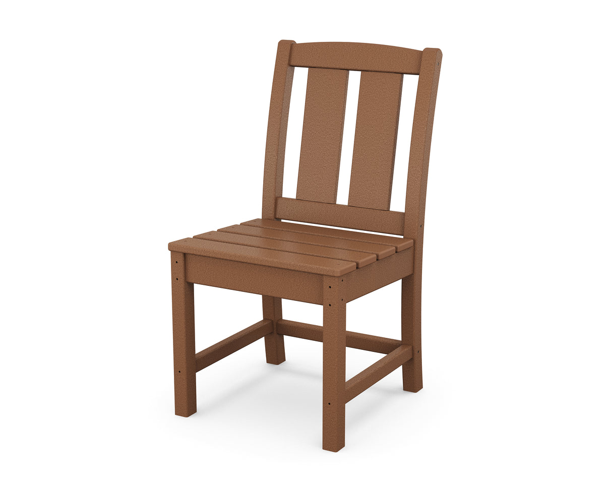 POLYWOOD Mission Dining Side Chair in Teak