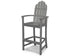 POLYWOOD Classic Adirondack Bar Chair in Slate Grey