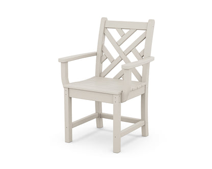 POLYWOOD Chippendale Dining Arm Chair in Sand