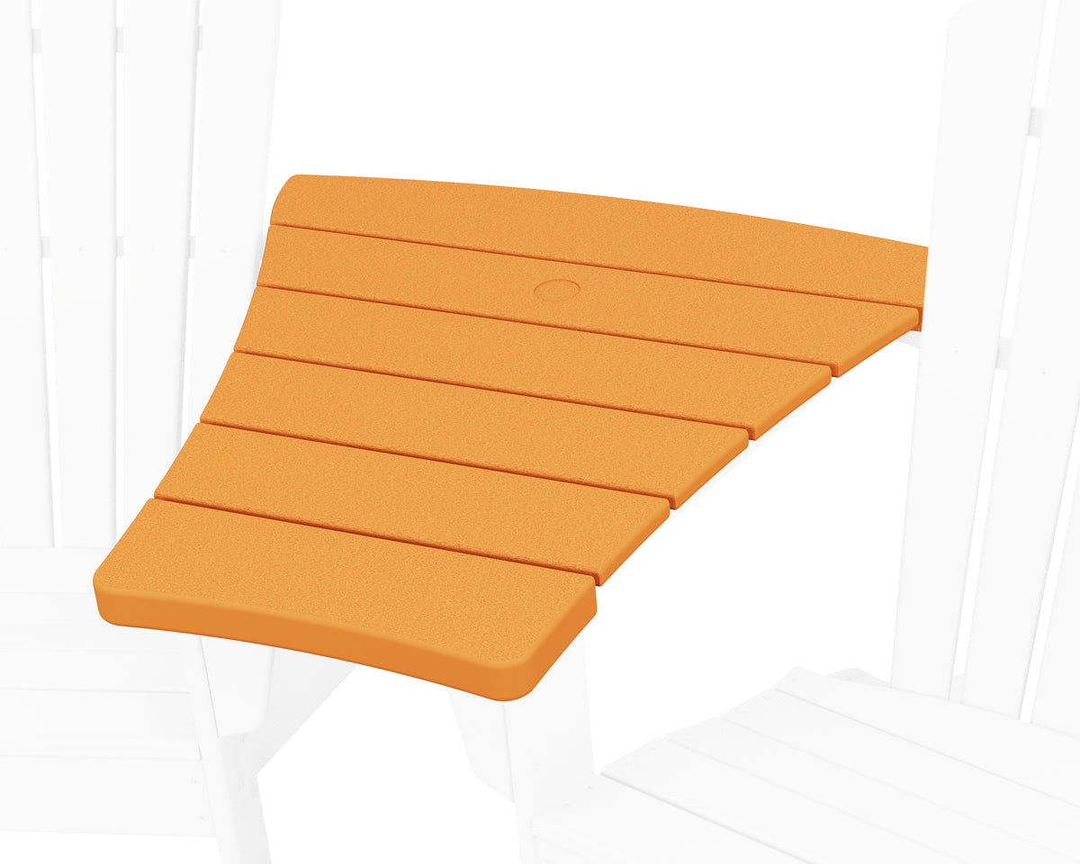 POLYWOOD Angled Adirondack Connecting Table in Tangerine