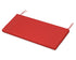 POLYWOOD 48" Bench Seat Cushion in Crimson Linen