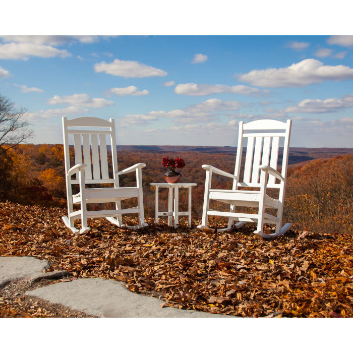 Presidential 3-Piece Rocker Set with Round Side Table