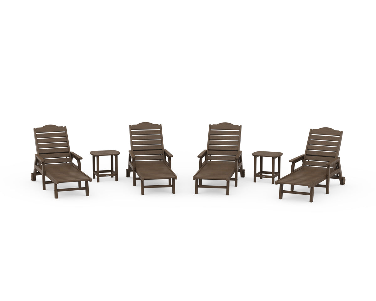 POLYWOOD Draper James Savannah 6-Piece Chaise Lounge Set in Kona