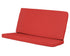 POLYWOOD Modern Loveseat Cushion in Crimson Linen