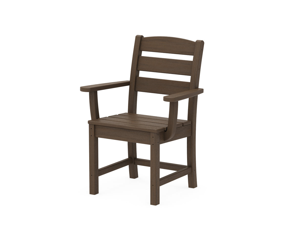 POLYWOOD Lakeside Dining Arm Chair in Kona