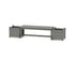 POLYWOOD 48" Vineyard Straight Planter Bench Set in Slate Grey