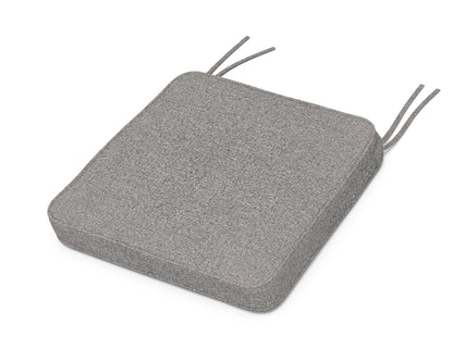 POLYWOOD Chinoiserie Side Chair Seat Cushion in Grey Mist