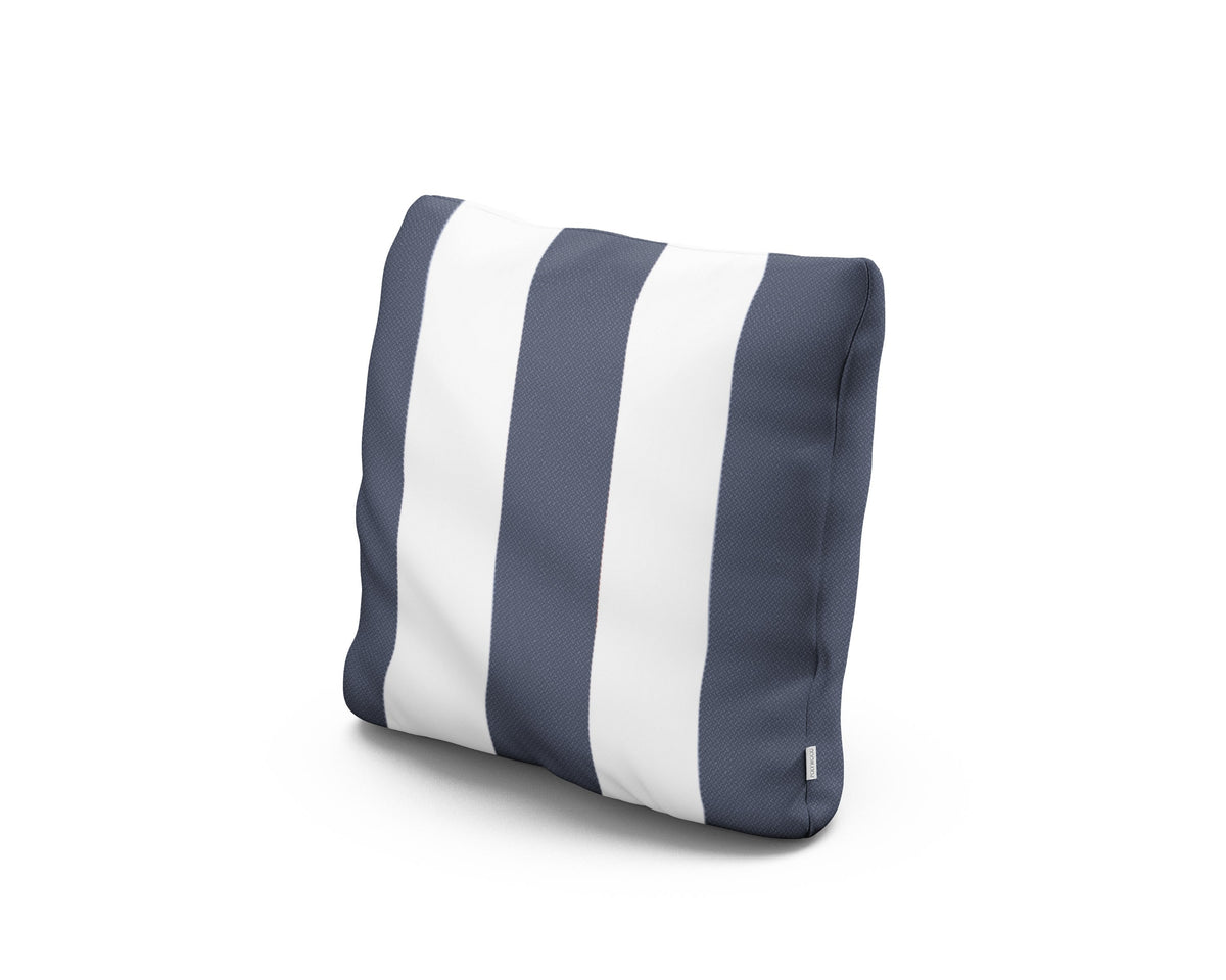POLYWOOD 16" Outdoor Throw Pillow in Montdor Navy