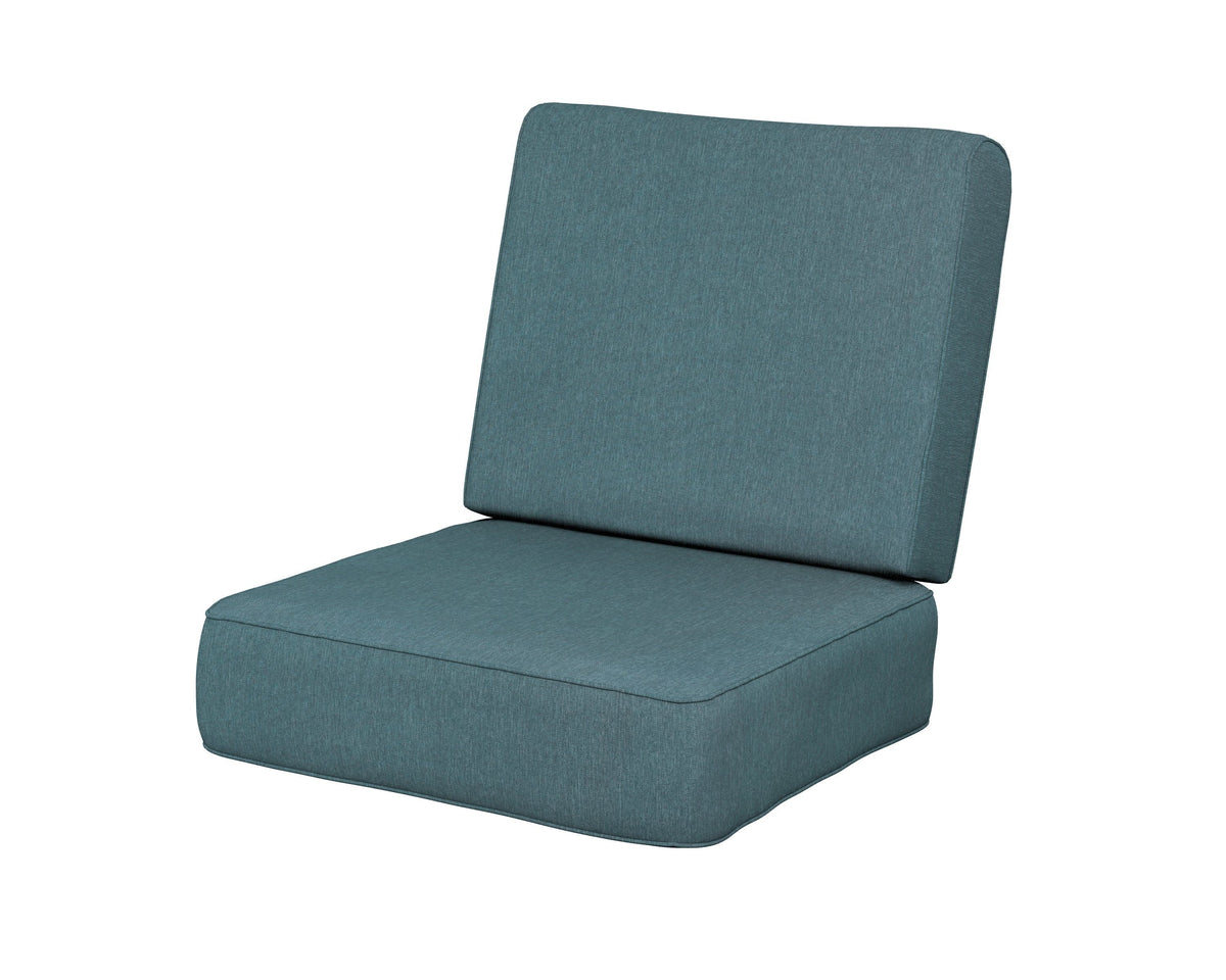 POLYWOOD Ateeva Harbour Seat and Back Cushion in Ocean Teal