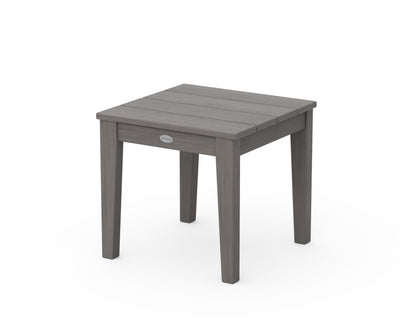 POLYWOOD Newport 18" End Table in Driftwood