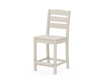 POLYWOOD Lakeside Counter Side Chair in Sand