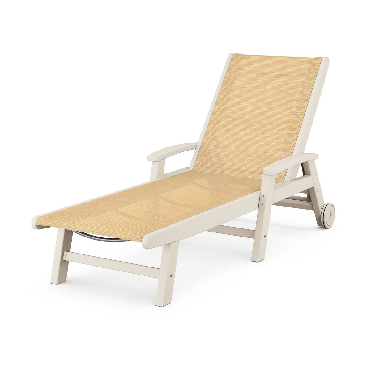 POLYWOOD Coastal Chaise with Wheels