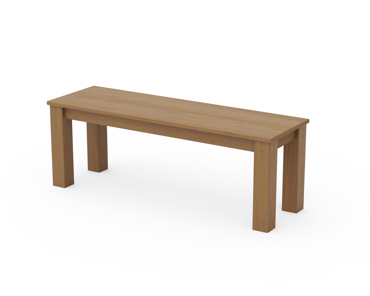 POLYWOOD Studio Parsons 48" Bench in Natural