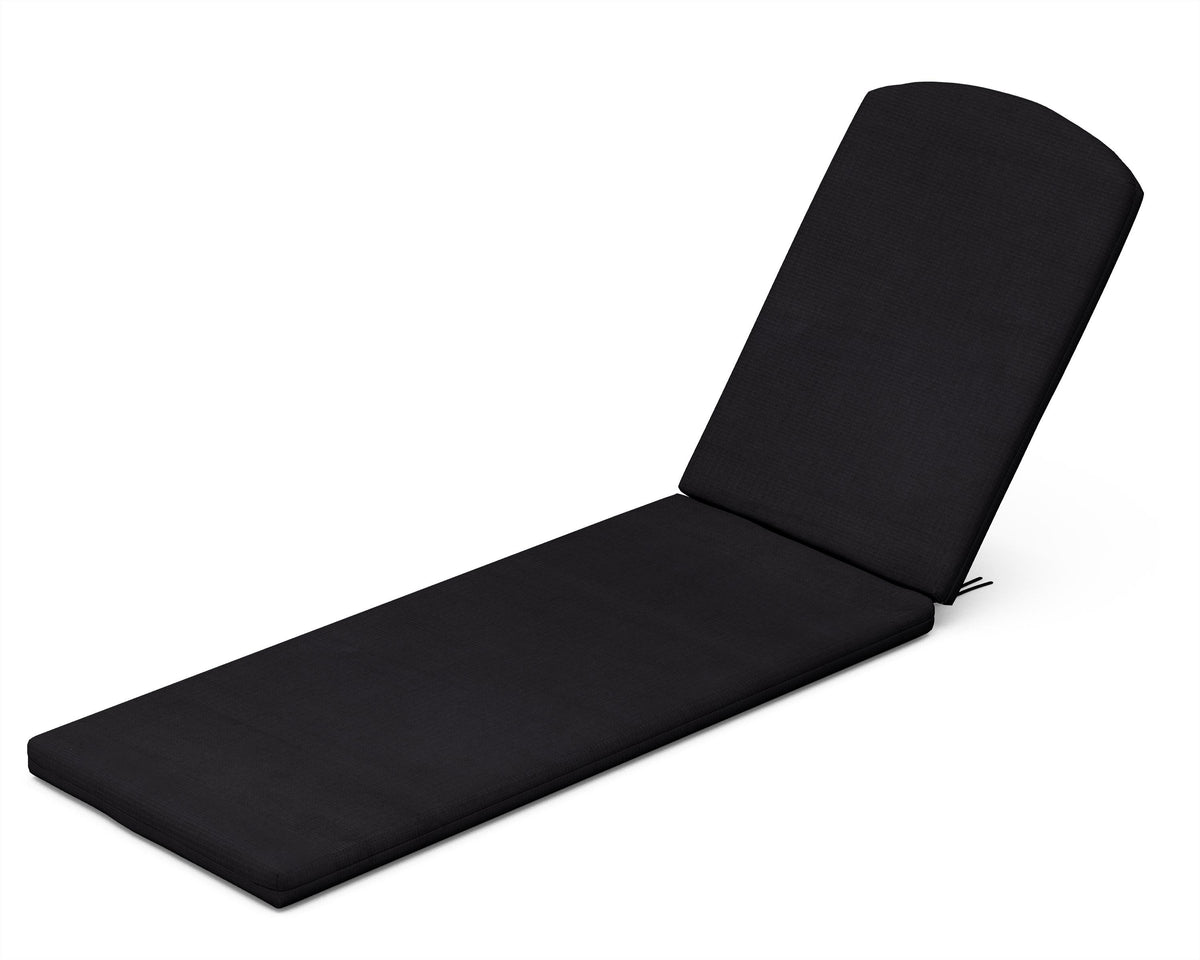 POLYWOOD Chaise Cushion in Midnight Linen