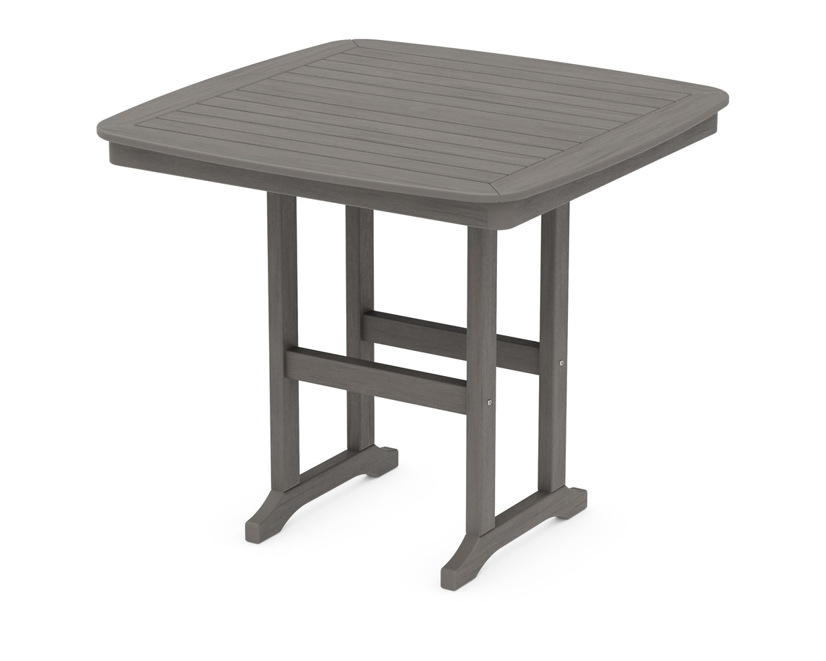 POLYWOOD Nautical 44" Counter Table in Driftwood