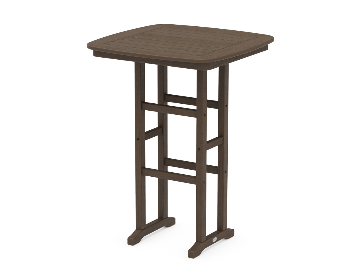 POLYWOOD Nautical 31" Bar Table in Kona