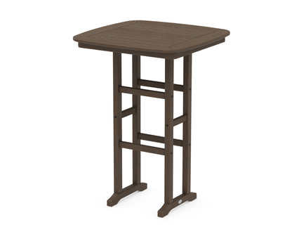 POLYWOOD Nautical 31" Bar Table in Kona