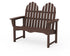 POLYWOOD Classic Adirondack 48" Bench in Mahogany