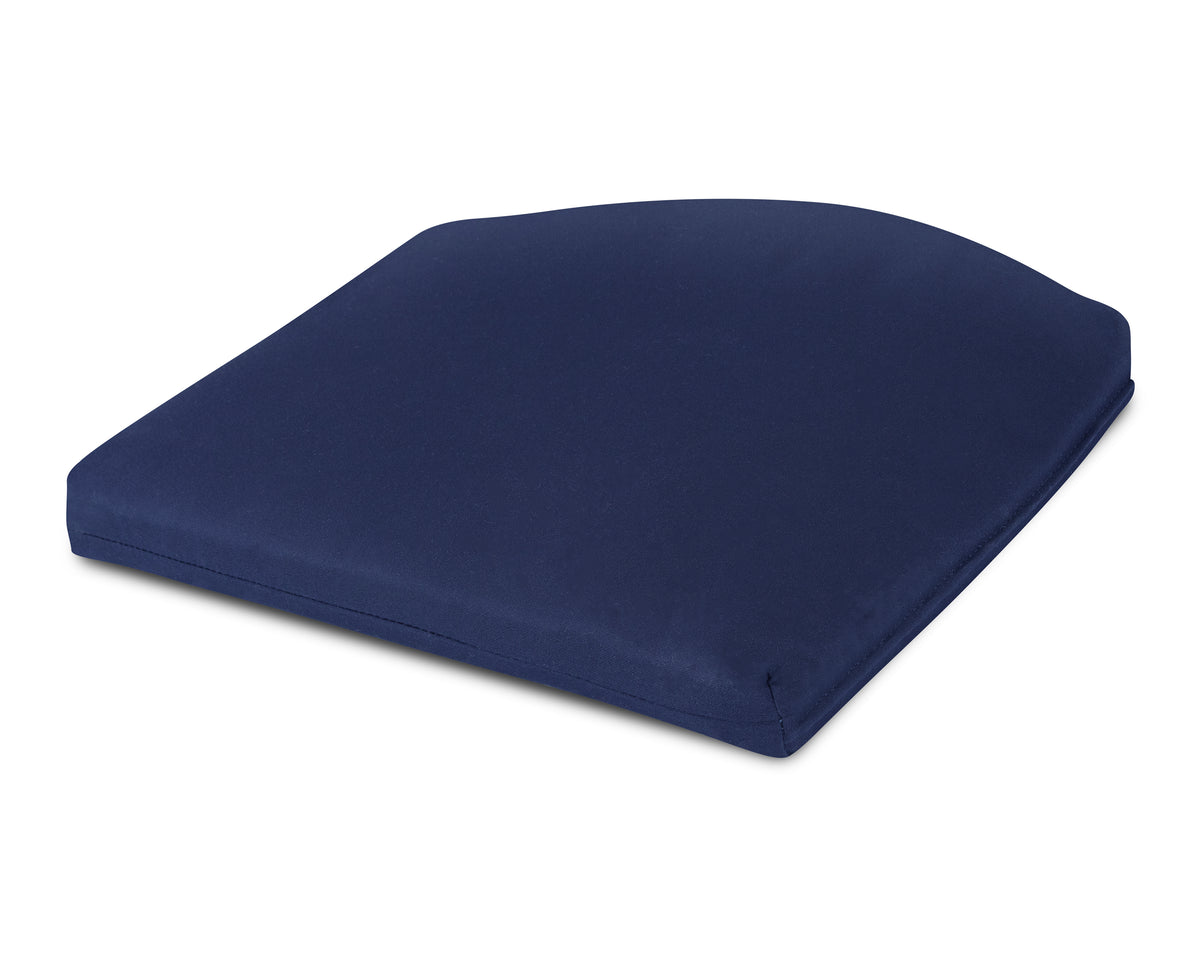 POLYWOOD Standard Seat Cushion 18"D x 22"W x 2.5"H in Navy