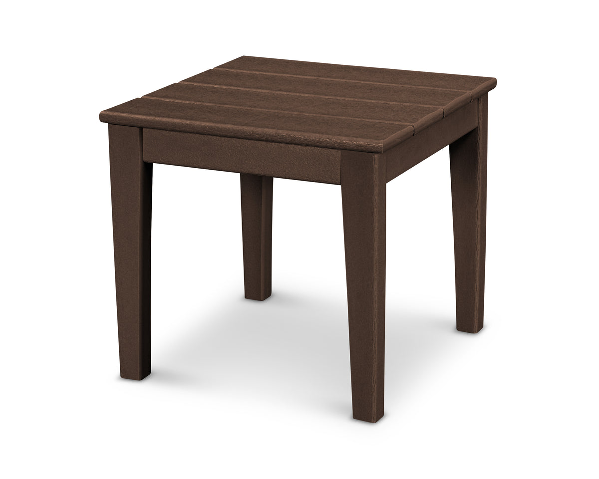 POLYWOOD Newport 18" End Table in Mahogany