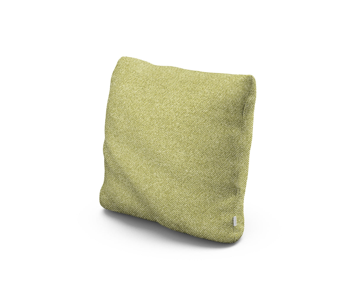 POLYWOOD 16" Outdoor Throw Pillow in Chartreuse Boucle