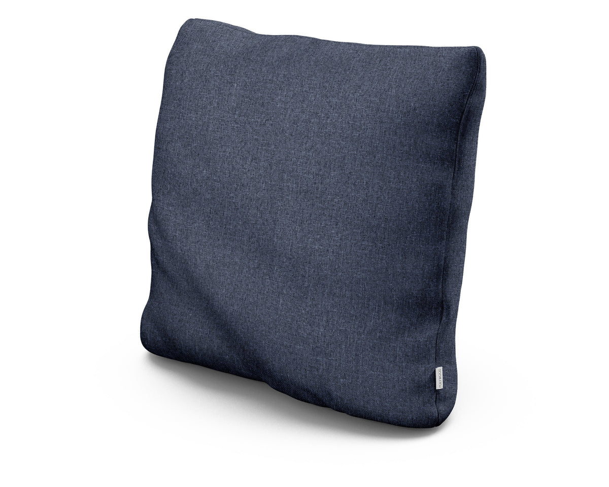 POLYWOOD 20" Outdoor Throw Pillow in Stone Blue