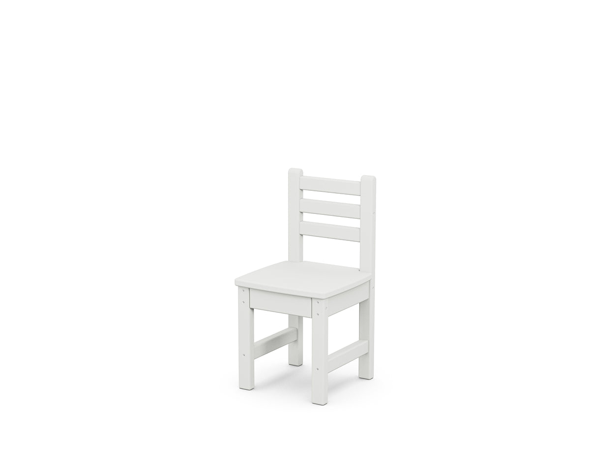 POLYWOOD Toddler Lakeside Dining Chair in White