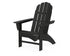 POLYWOOD Vineyard Curveback Adirondack Chair in Black