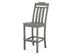 POLYWOOD Cottage Bar Side Chair in Slate Grey