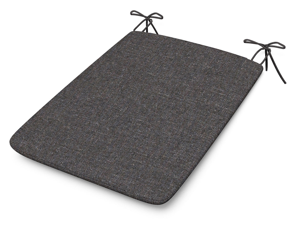 POLYWOOD 1100 Plaza Seat Pad in Ash Charcoal