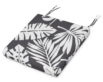 POLYWOOD EDGE Dining Cushion 19.5"D x 19.5"W x 2.5"H in Leaf Carbon