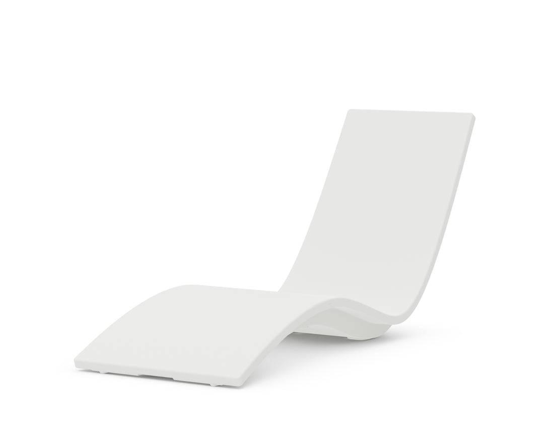 POLYWOOD Laguna In-Pool Chaise Lounge in White