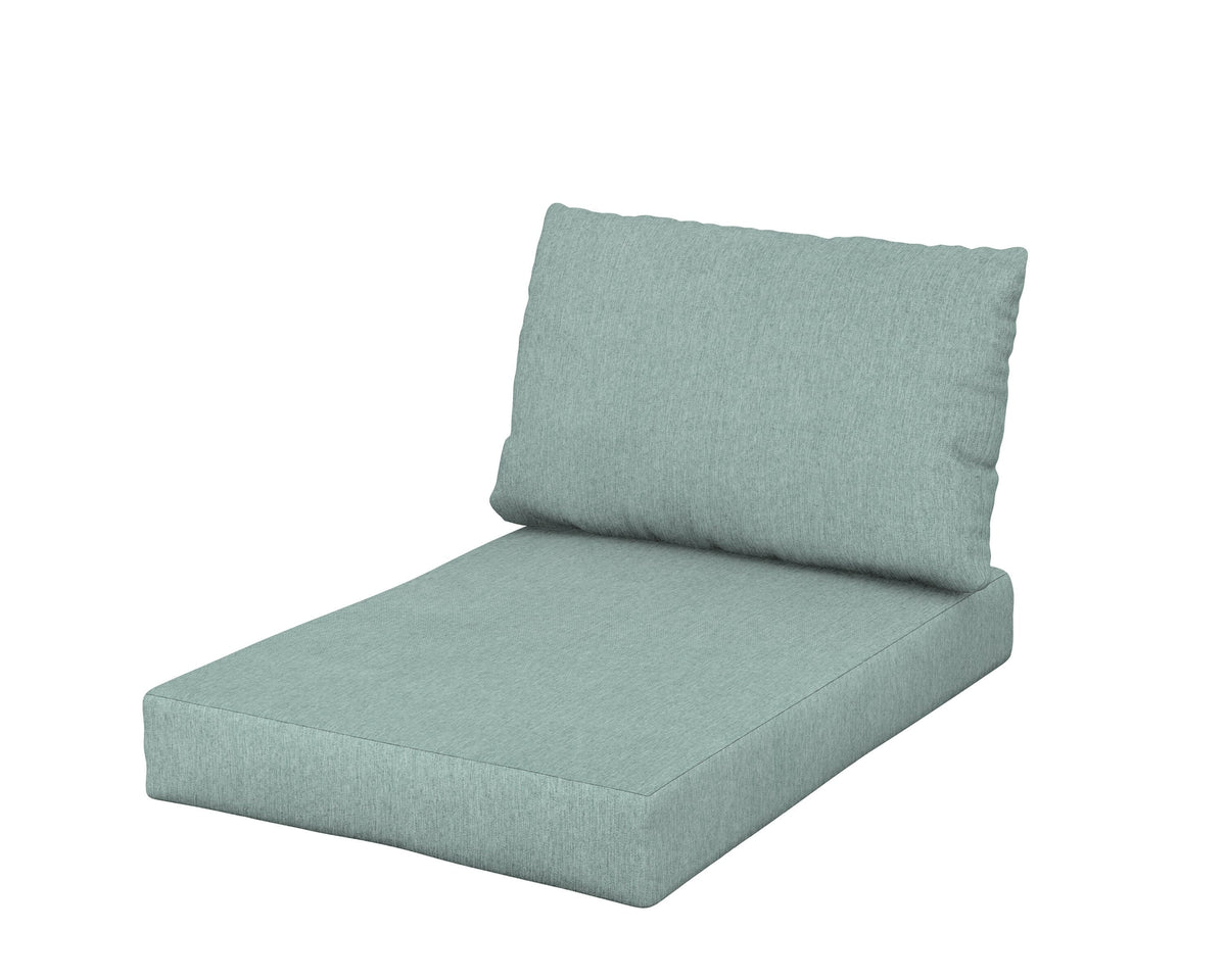POLYWOOD Daybed Swing Seat/Back Cushion in Glacier Spa