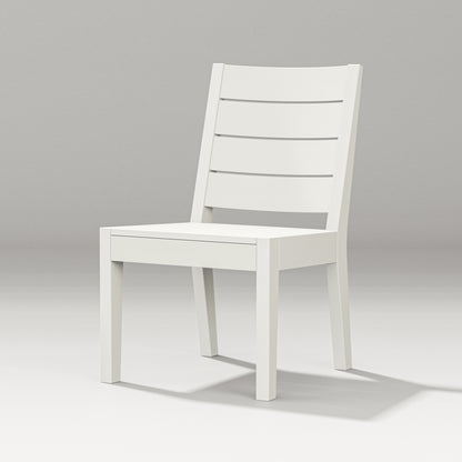 POLYWOOD Latitude Dining Side Chair in Vintage White